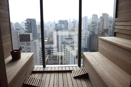 Studio para alugar com 24m², 1 quarto e sem vagaSauna Seca