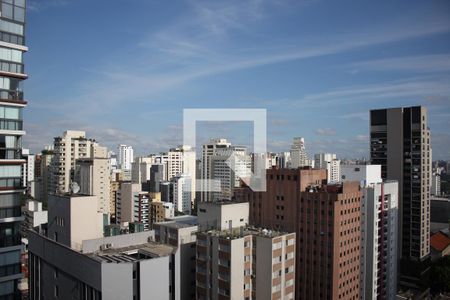 Vista da Varanda - 14º andar de kitnet/studio para alugar com 1 quarto, 21m² em Jardim Paulista, São Paulo