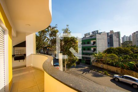 Varanda gourmet de apartamento à venda com 3 quartos, 127m² em Paraíso, Santo André