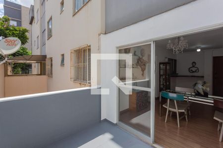 Varanda de apartamento para alugar com 3 quartos, 110m² em Sagrada Família, Belo Horizonte