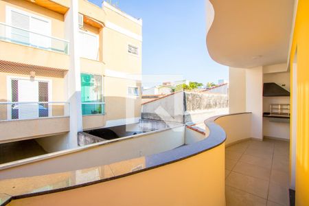 Varanda gourmet de apartamento à venda com 3 quartos, 171m² em Paraíso, Santo André