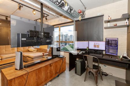 Escritório de apartamento à venda com 1 quarto, 70m² em Campo Belo, São Paulo