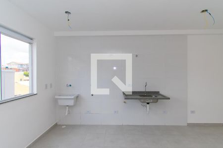 Cozinha e Área de Serviço de kitnet/studio para alugar com 1 quarto, 27m² em Vila Ema, São Paulo