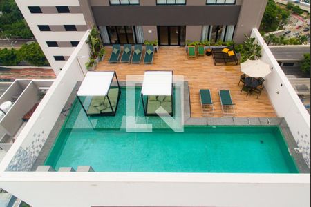 Studio à venda com 24m², 1 quarto e sem vagaPiscina