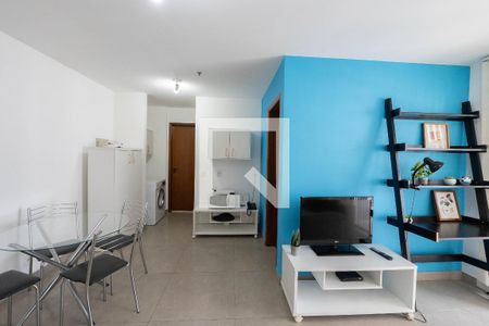 Sala de apartamento à venda com 1 quarto, 80m² em Bela Vista, São Paulo