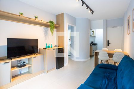 Sala de apartamento para alugar com 1 quarto, 41m² em Liberdade, São Paulo
