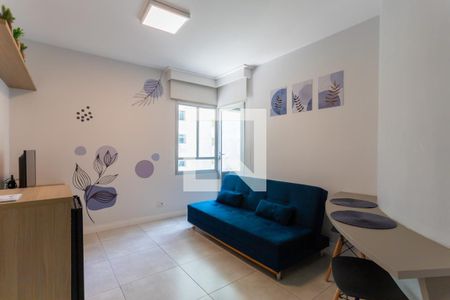 Sala de apartamento para alugar com 1 quarto, 36m² em Liberdade, São Paulo