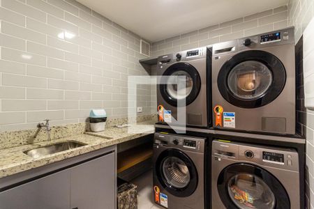 Studio à venda com 34m², 1 quarto e sem vagaÁrea Comum - Lavanderia