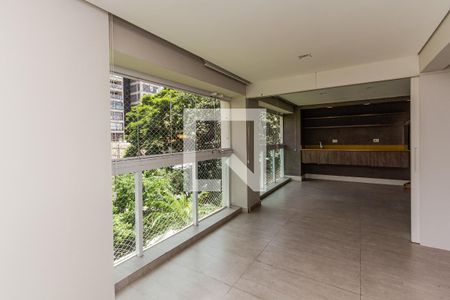 Varanda da Sala de apartamento à venda com 4 quartos, 222m² em Vila Olímpia, São Paulo