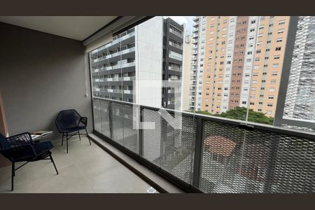 Studio para alugar com 37m², 1 quarto e 1 vagaVaranda