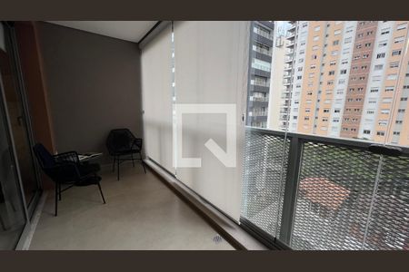 Studio para alugar com 37m², 1 quarto e 1 vagaVaranda