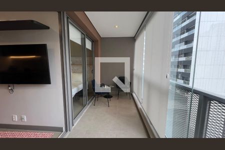 Studio para alugar com 37m², 1 quarto e 1 vagaVaranda