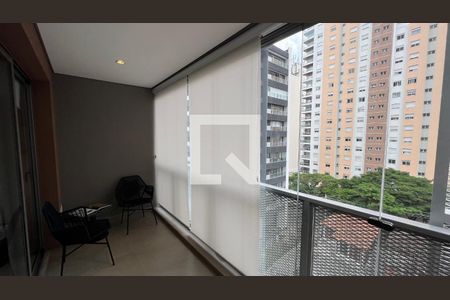 Studio para alugar com 37m², 1 quarto e 1 vagaVaranda