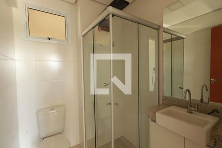Banheiro da Suíte de kitnet/studio para alugar com 1 quarto, 34m² em Vila Monte Alegre, Ribeirão Preto
