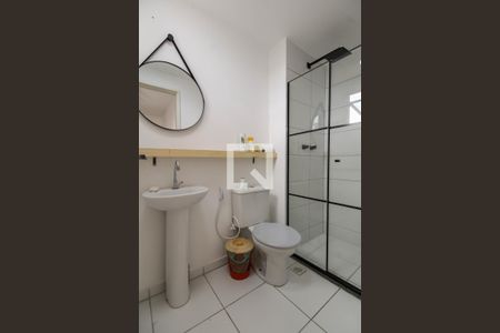 Banheiro da Suíte de apartamento à venda com 1 quarto, 35m² em Brás, São Paulo