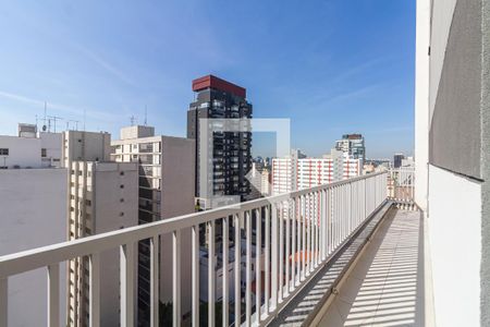 Varanda de apartamento à venda com 1 quarto, 80m² em Pinheiros, São Paulo