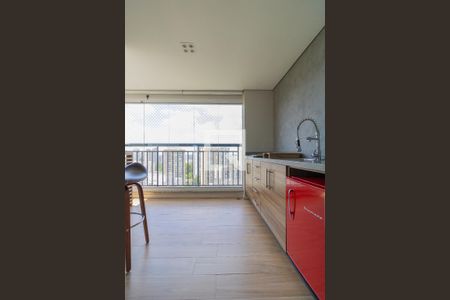 Varanda da sala de apartamento para alugar com 2 quartos, 84m² em Parque Reboucas, São Paulo