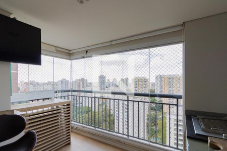 Varanda da sala de apartamento para alugar com 2 quartos, 84m² em Parque Reboucas, São Paulo