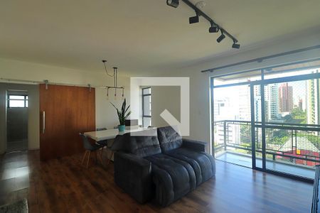 Sala de apartamento à venda com 3 quartos, 124m² em Vila Guiomar, Santo André