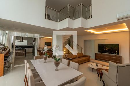 Sala de Estar/Jantar  de casa de condomínio à venda com 4 quartos, 481m² em Parque Imperador, Campinas