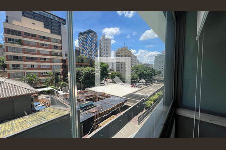 Vista da varanda de apartamento para alugar com 1 quarto, 19m² em Pinheiros, São Paulo