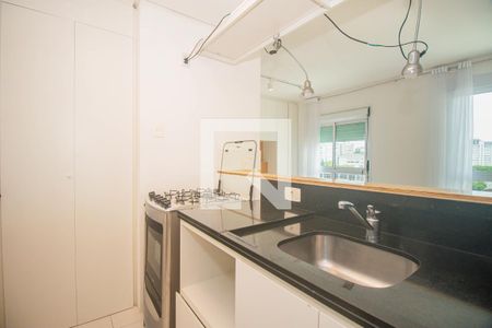 Cozinha de kitnet/studio para alugar com 1 quarto, 36m² em Três Figueiras, Porto Alegre
