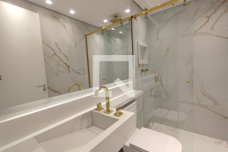 Banheiro Suíte de casa de condomínio à venda com 2 quartos, 57m² em São Bernardo, Campinas