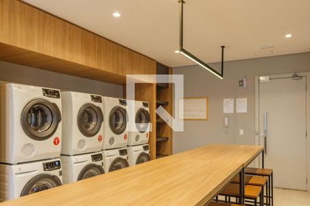 Studio para alugar com 27m², 1 quarto e sem vaga Studio para alugar com 27m², 1 quarto e sem vagaLavanderia