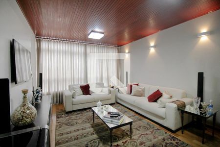 Sala de apartamento à venda com 3 quartos, 115m² em Funcionários, Belo Horizonte