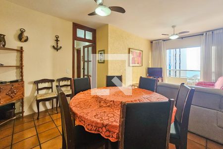 Sala de apartamento para alugar com 3 quartos, 108m² em Jardim Asturias, Guarujá