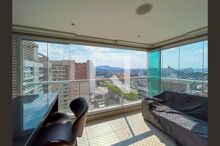 Varanda Sala  de apartamento para alugar com 3 quartos, 105m² em Bethaville I, Barueri