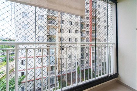 Varanda da Sala de apartamento para alugar com 3 quartos, 69m² em Vila Homero Thon, Santo André
