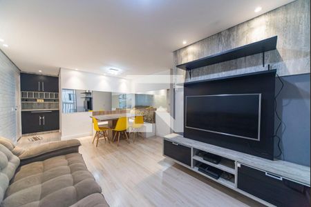 Sala de apartamento para alugar com 3 quartos, 69m² em Vila Homero Thon, Santo André