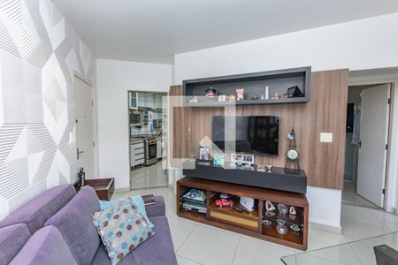 Sala de apartamento para alugar com 2 quartos, 91m² em Grajaú, Belo Horizonte