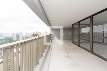 Sala varanda  de apartamento à venda com 4 quartos, 280m² em Moema, São Paulo