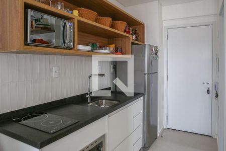 Studio à venda com 26m², 1 quarto e sem vagaCozinha