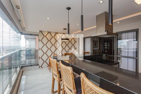 Varanda gourmet de apartamento à venda com 3 quartos, 166m² em Bosque da Saúde, São Paulo