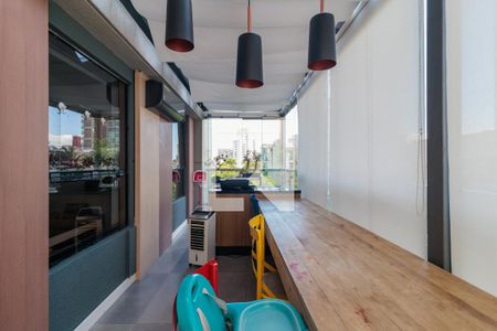 Varanda da Sala de apartamento para alugar com 2 quartos, 115m² em Jardim Fonte do Morumbi, São Paulo