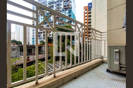 Varanda da Sala de apartamento à venda com 1 quarto, 50m² em Pompeia, São Paulo