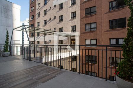 Apartamento para alugar com 25m², 1 quarto e sem vagaÁrea comum - Acesso aos apartamentos