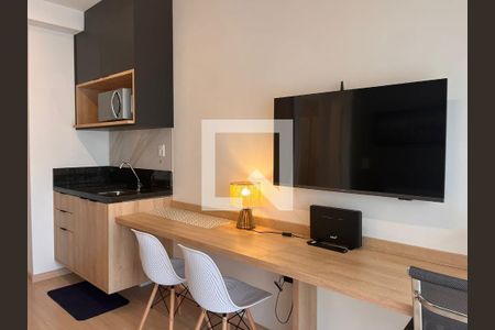 Sala de apartamento para alugar com 1 quarto, 32m² em Pompeia, São Paulo