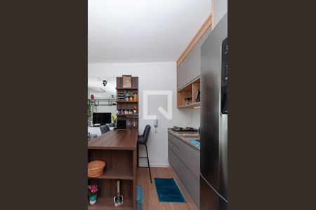 Cozinha de apartamento à venda com 1 quarto, 28m² em Água Branca, São Paulo
