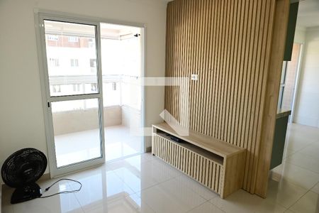 Sala de apartamento para alugar com 2 quartos, 67m² em Canto do Forte, Praia Grande