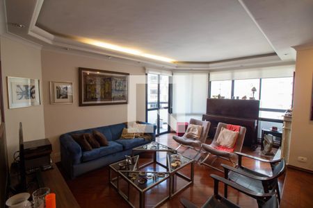 Sala de apartamento para alugar com 4 quartos, 139m² em Brooklin, São Paulo