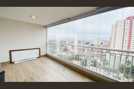 Varanda Sala - Sala de Jantar de apartamento à venda com 3 quartos, 115m² em Vila Valparaíso, Santo André