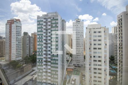 Sala- vista  de apartamento para alugar com 3 quartos, 108m² em Vila Uberabinha, São Paulo