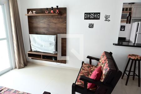 sala de apartamento para alugar com 2 quartos, 86m² em Real, Praia Grande