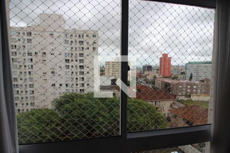 Vista da sala de apartamento à venda com 2 quartos, 56m² em Partenon, Porto Alegre
