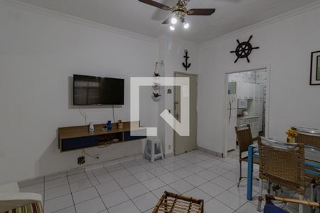 Sala de apartamento para alugar com 2 quartos, 74m² em Enseada, Guarujá