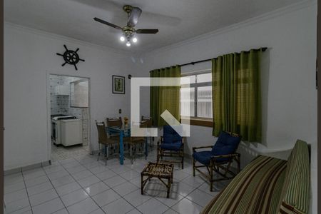 Sala de apartamento para alugar com 2 quartos, 74m² em Enseada, Guarujá